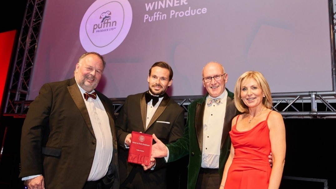 Puffin Produce wins Farm to Fork Producer of the year award